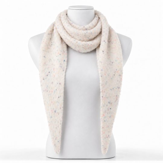 Fraas udržitelný trojcípý šátek marshmallow 647057-025