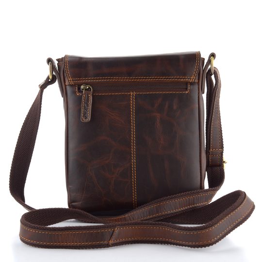 Pánské crossbody hnědé 7076