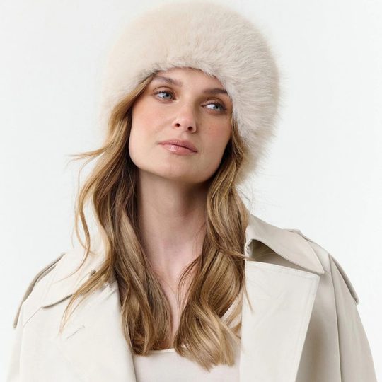 Loevenich čepice z umělé kožešiny cream 676806-030