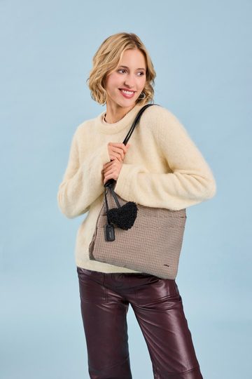 Rieker crossbody kabelka béžová so srdcom H1005-90