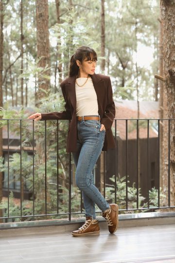 Remonte šněrovací kotník s membránou Muskat/Bronze D0781-24