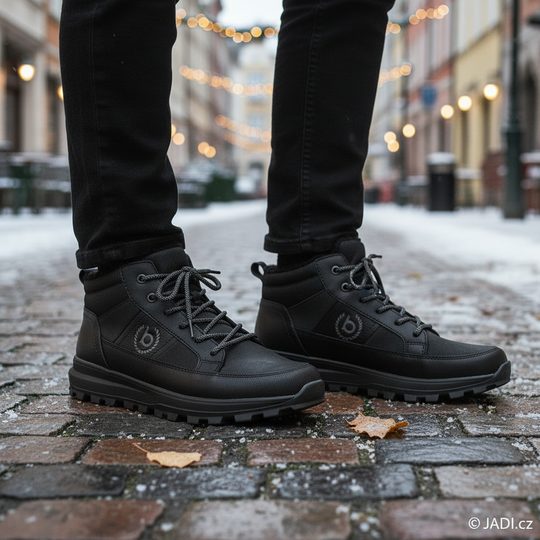 Bugatti pánský kotník černý 325-ANP51-5000