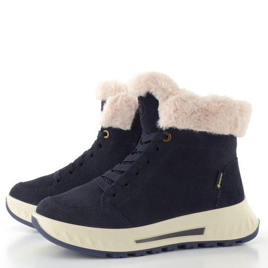 Ara široký kotník s membránou St. Moritz blau/sand 12-26417-02