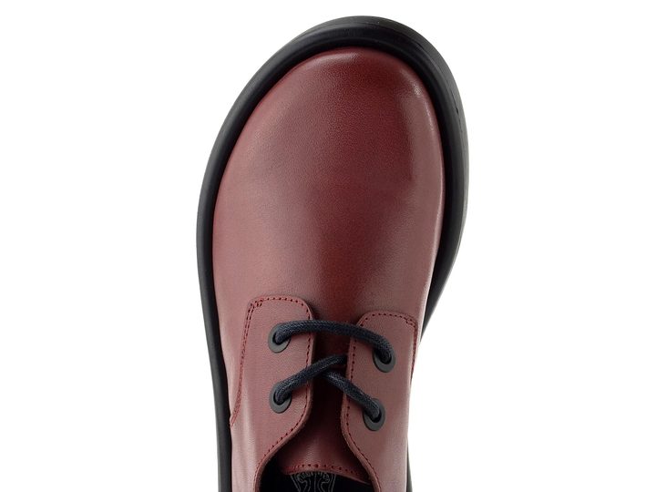 Fly London šněrovací polobotky burgundy TENI120 P145120013