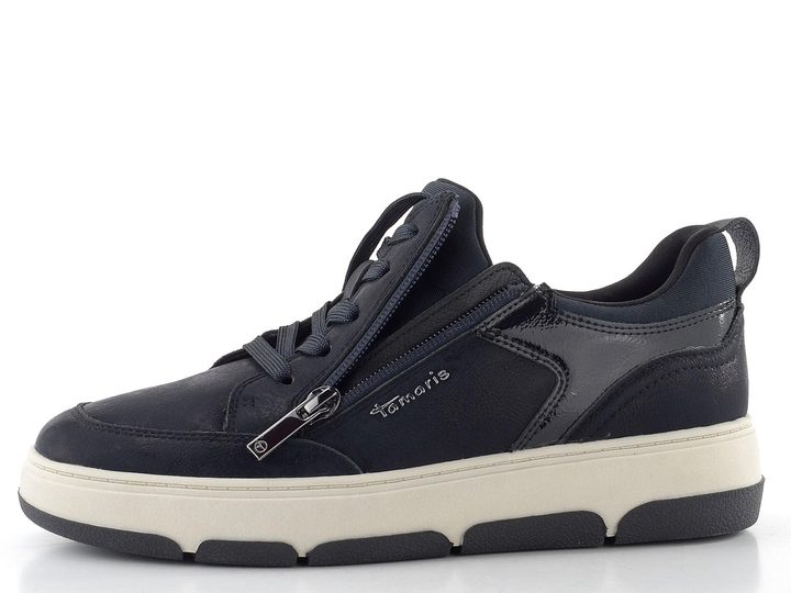 Tamaris tenisky se zipem navy 1-23752-45