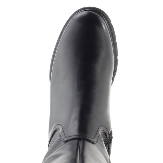 Tamaris čižmy na robustnej podošve black 1-25604-41