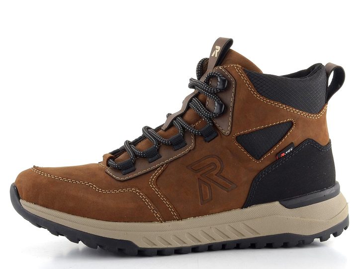 Rieker Revolution pánska členková obuv s membránou hnedá U0172-22
