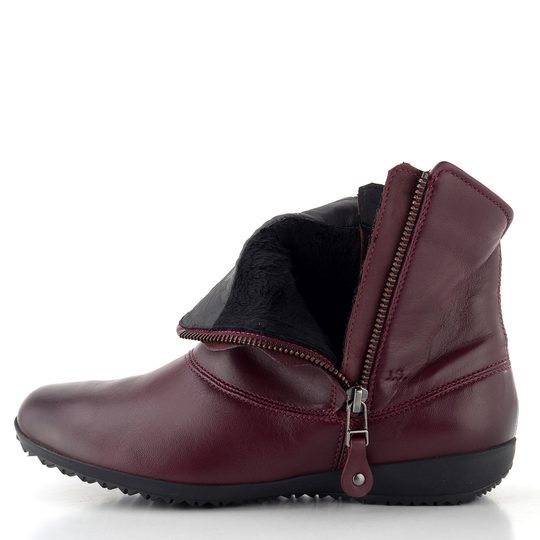 Josef Seibel řasený kotník vínový 79724VL971