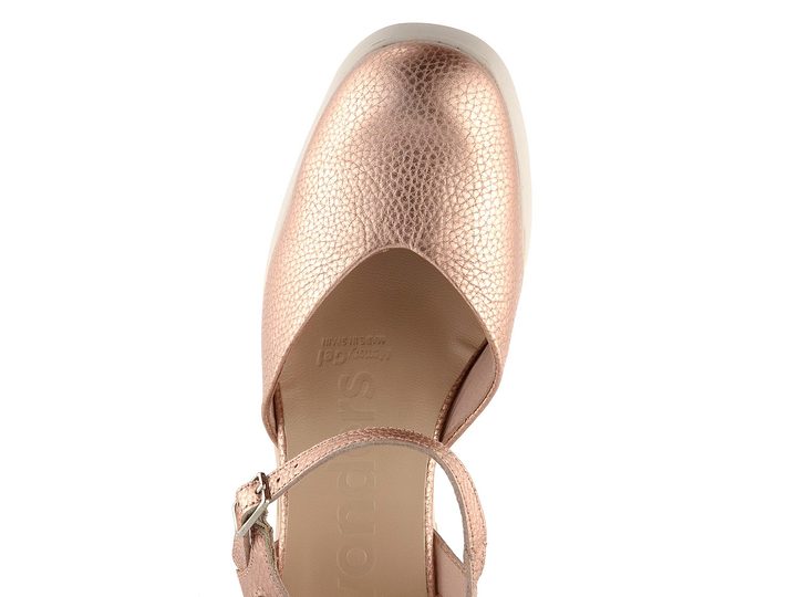 Wonders sandály na podpatku s plnou špičkou Rame H-4951