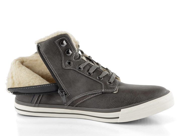 Mustang vyteplený kotník sneakers Dunkelgrau 4072-602