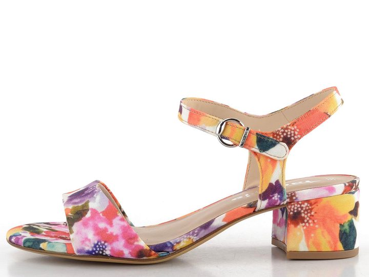 Tamaris sandály na širokém podpatku Orange Comb 1-28208-44