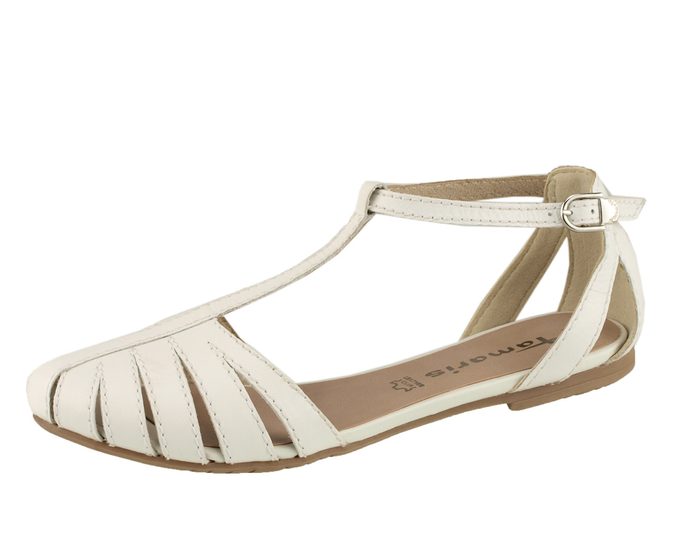 Tamaris sandále white