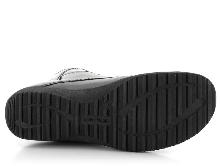 Josef Seibel čierna šnurovacia členková obuv Naly 79709VL971