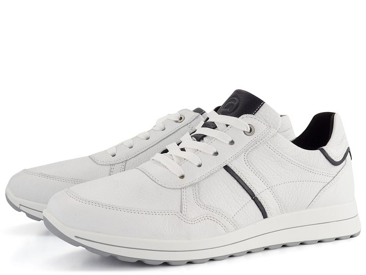 Ara širšie pánske tenisky kožené Matteo Weiss/Blau 11-24502-14