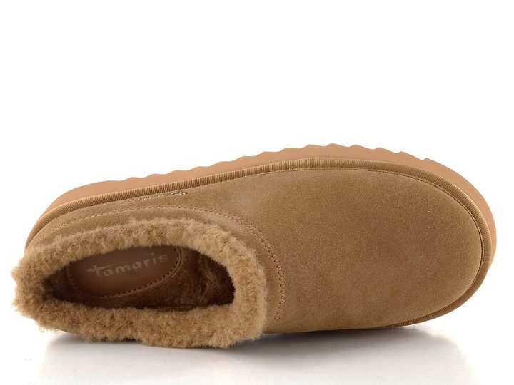 Tamaris kožené slip-on polobotky camel 1-27300-45