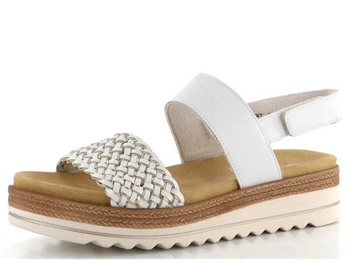 Remonte sandále na platforme Weiss/Gold D0Q56-80