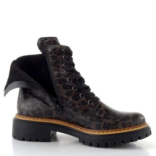 Rieker šněrovací kotník šedý 72627-90