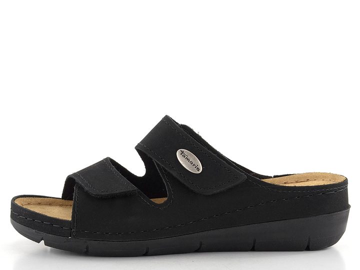 Tamaris fuzbetové pantofle černé 1-27510-41