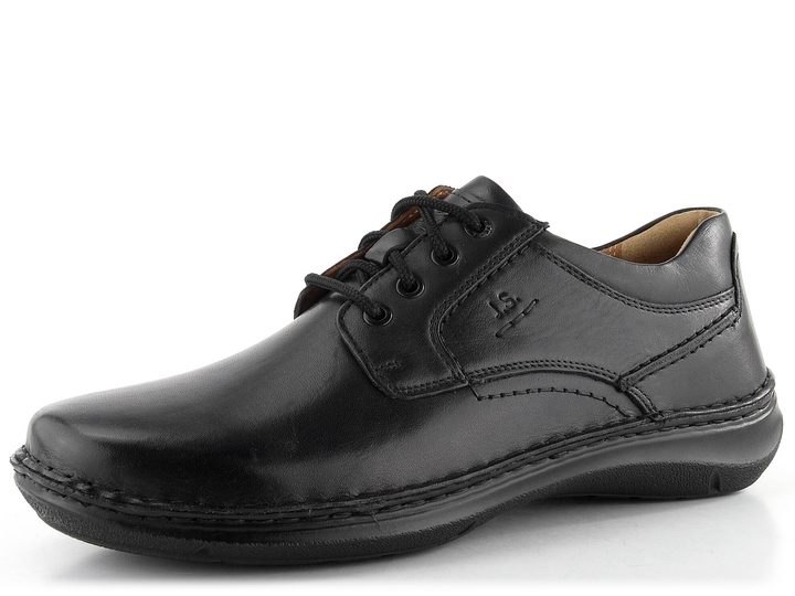 Josef Seibel černé široké pánské polobotky 44906859