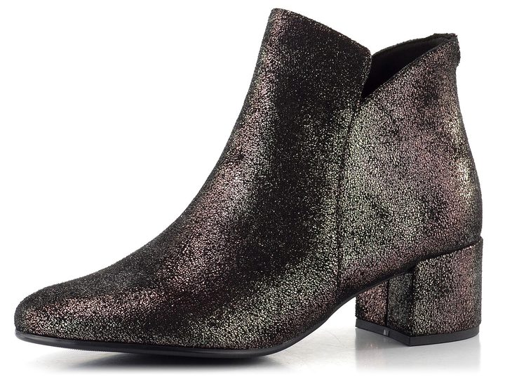 Tamaris elegantní textilní kotník pewter 1-25354-43