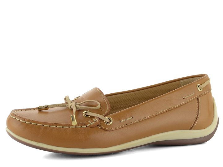 Geox mokasíny s mašličkou Yuki Biscuit D6455A00043