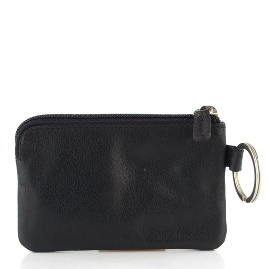 Klíčenka kožená černá LM-187