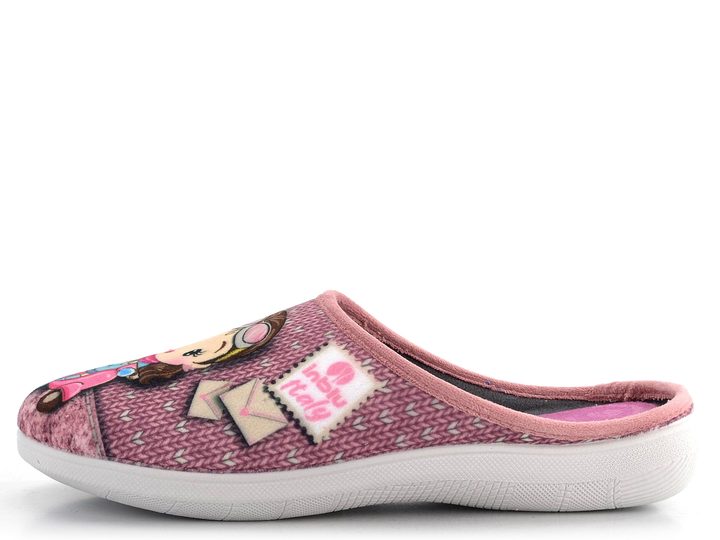 Inblu domácí pantofle s plnou špičkou a obrázkem Rosa EC000092