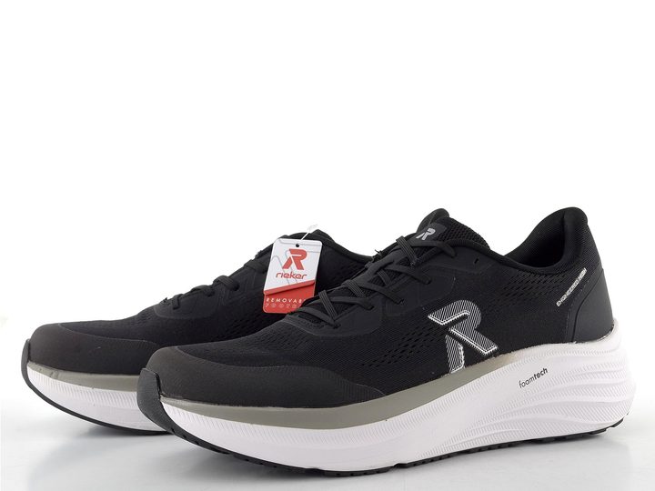 Rieker Sport pánské černé tenisky U4102-00