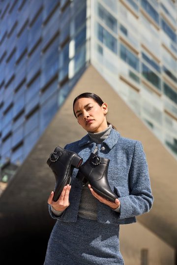 Rieker elegantní černý kotník Y0797-00