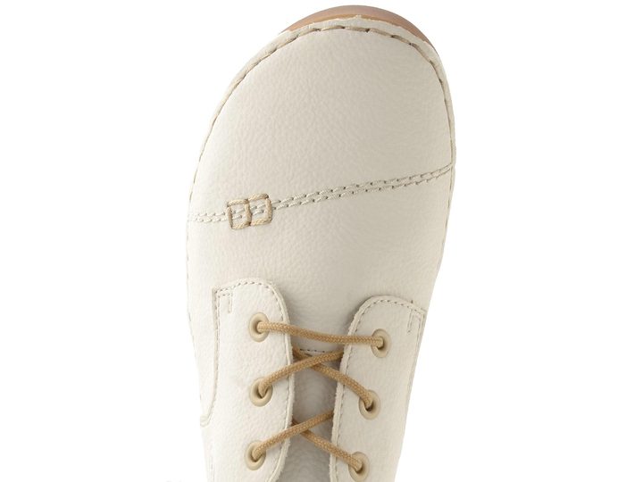 Rieker šněrovací polobotky offwhite 55920-80