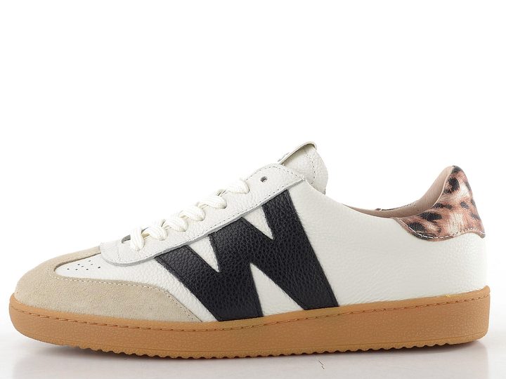 Wonders dámské kožené tenisky beig/off/negro AP-2001