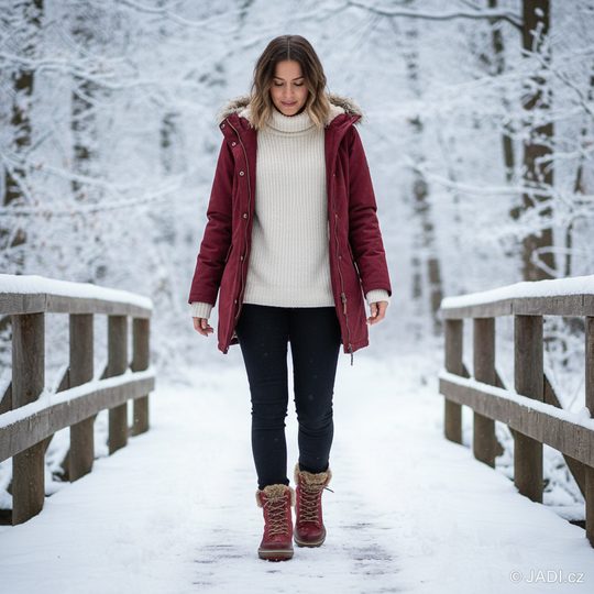 Remonte šněrovací kotník s membránou a gripy červený D0U78-35