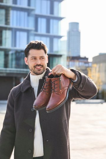 Rieker pánský elegantní kotník hnědý 14609-24