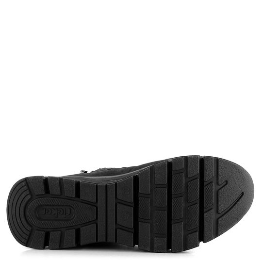 Rieker šněrovací kotník na platformě černý 48030-00