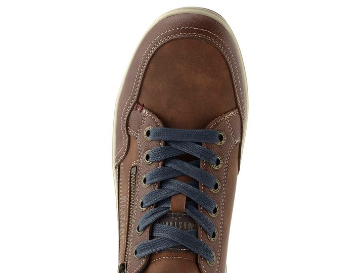 Mustang pánské polobotky se zipem cognac 15M0181001