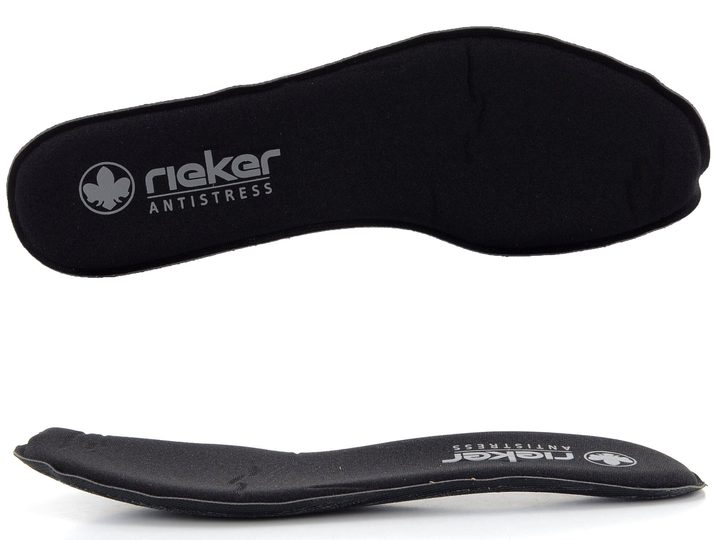 Rieker nazúvacia nízka členková obuv čierna M6053-00