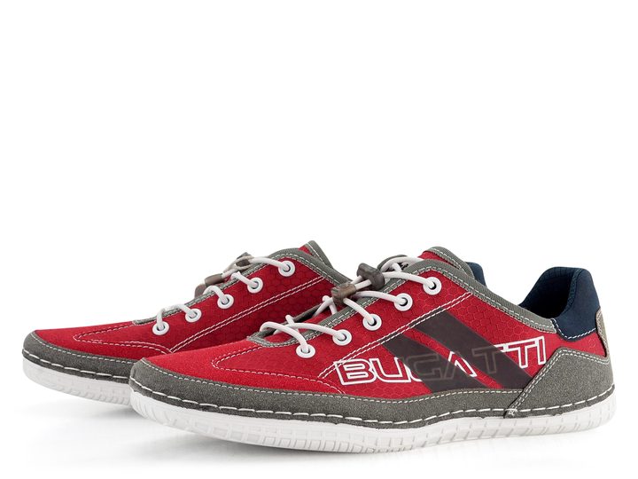 Bugatti pánské polobotky červené 321-AFF02-5400