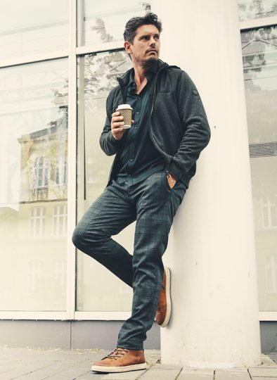 Bugatti vyteplený kotník sneakers cognac 321-A5G30-1000