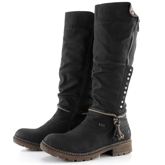 Rieker čižmy s membránou čierne Z4759-01