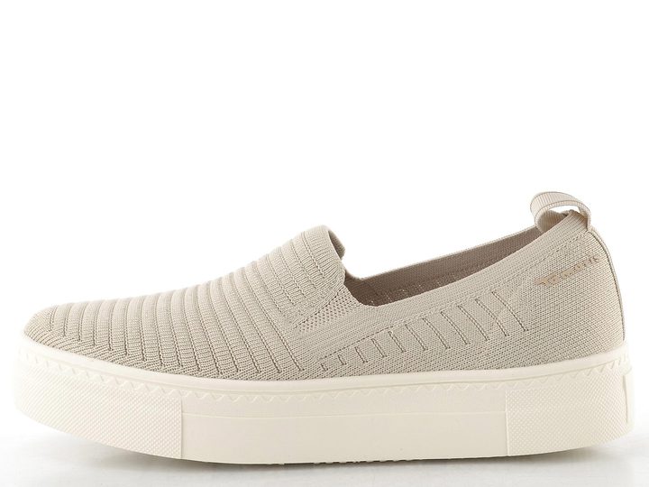 Tamaris prozouvací mokasíny na rovné podešvi ivory glam 1-24704-42