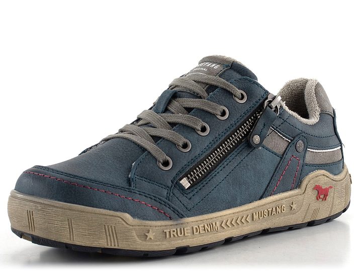 Mustang športovejšie poltopánky modré 1290-302-008