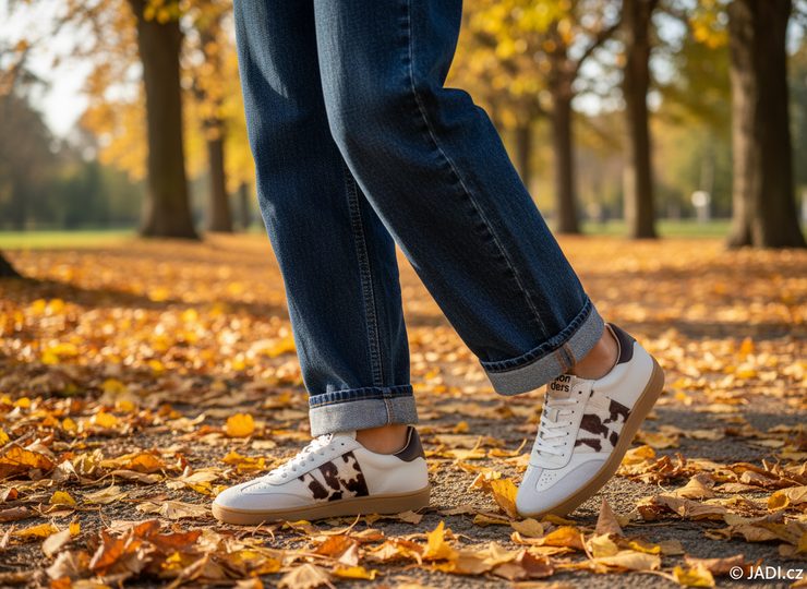 Wonders dámské kožené tenisky blanco/off/marron AP-2001