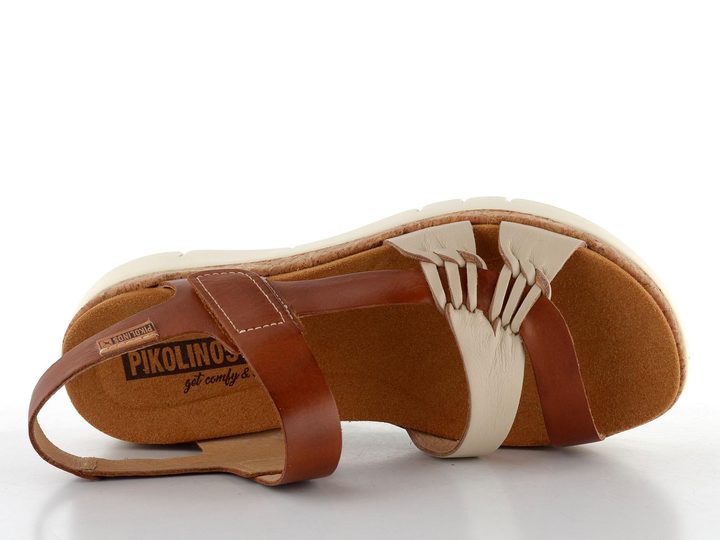 Pikolinos sandále na platforme Palma Marfil-Bra W4N-0968C1