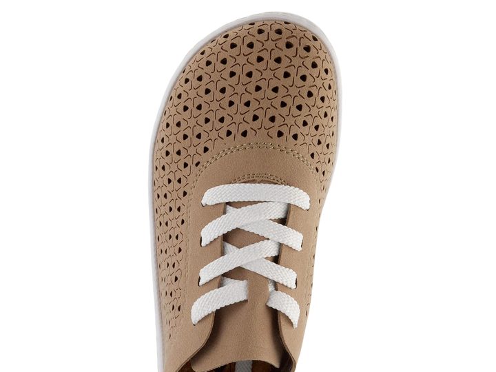 Rieker béžové polobotky s prořezávaným vzorem 52803-60