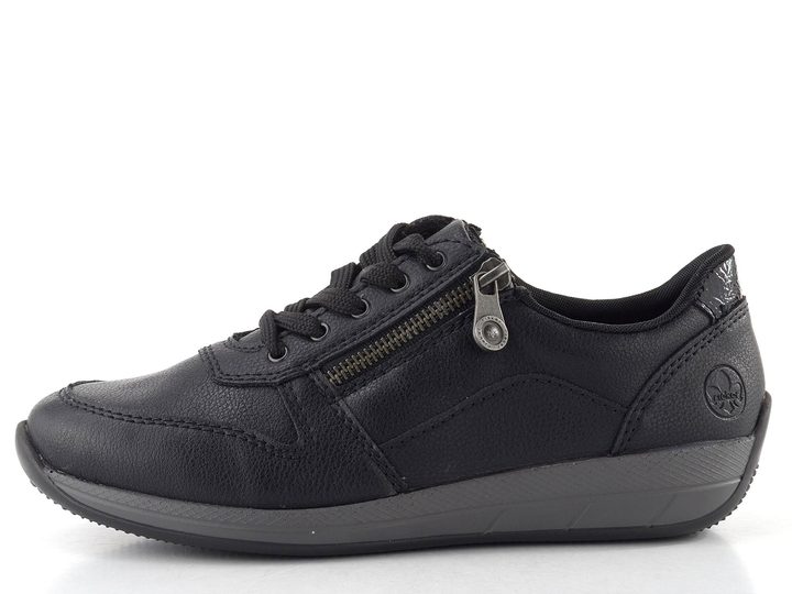 Rieker tenisky se zipy černé N1100-00