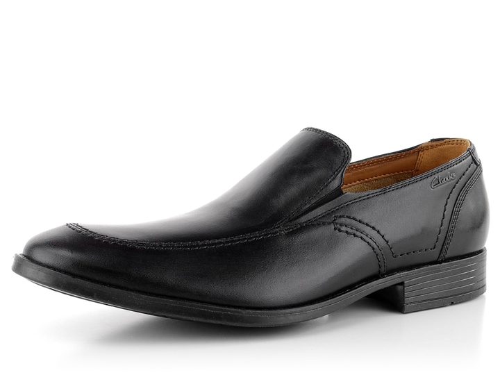 Clarks pánské polobotky černé Kalden Step