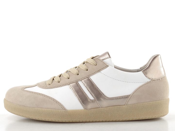 Gabor kožené tenisky oak/weiss/puder 83.300.12