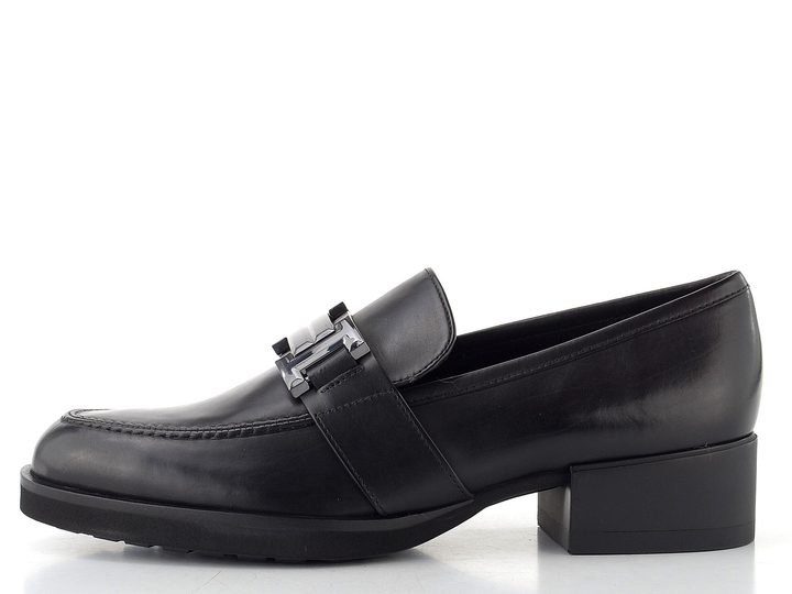 Högl polobotky na podpatku černé 0-102610-0100