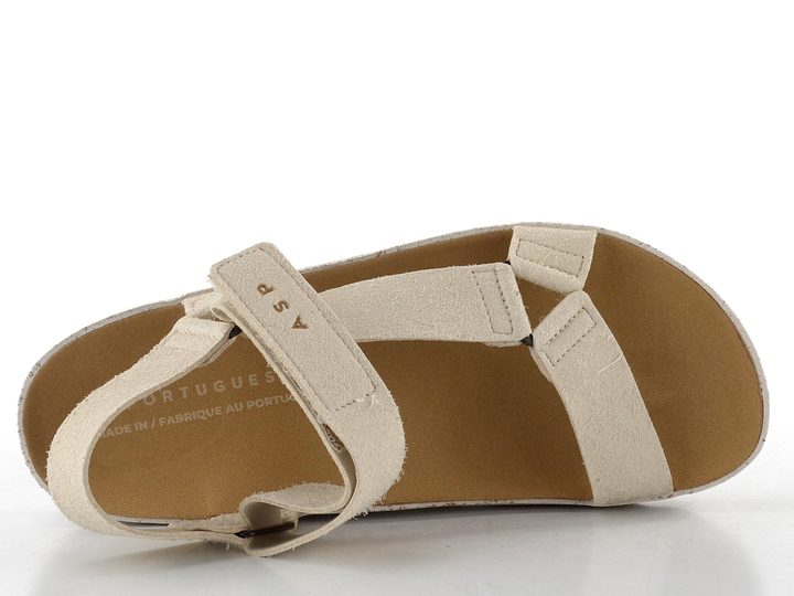 Asportuguesas béžové sandály Clew L P018222009