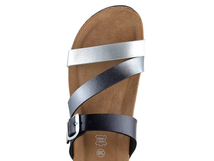 Ara dámské pantofle Bali Silber/Anthrazit 15-17212-10